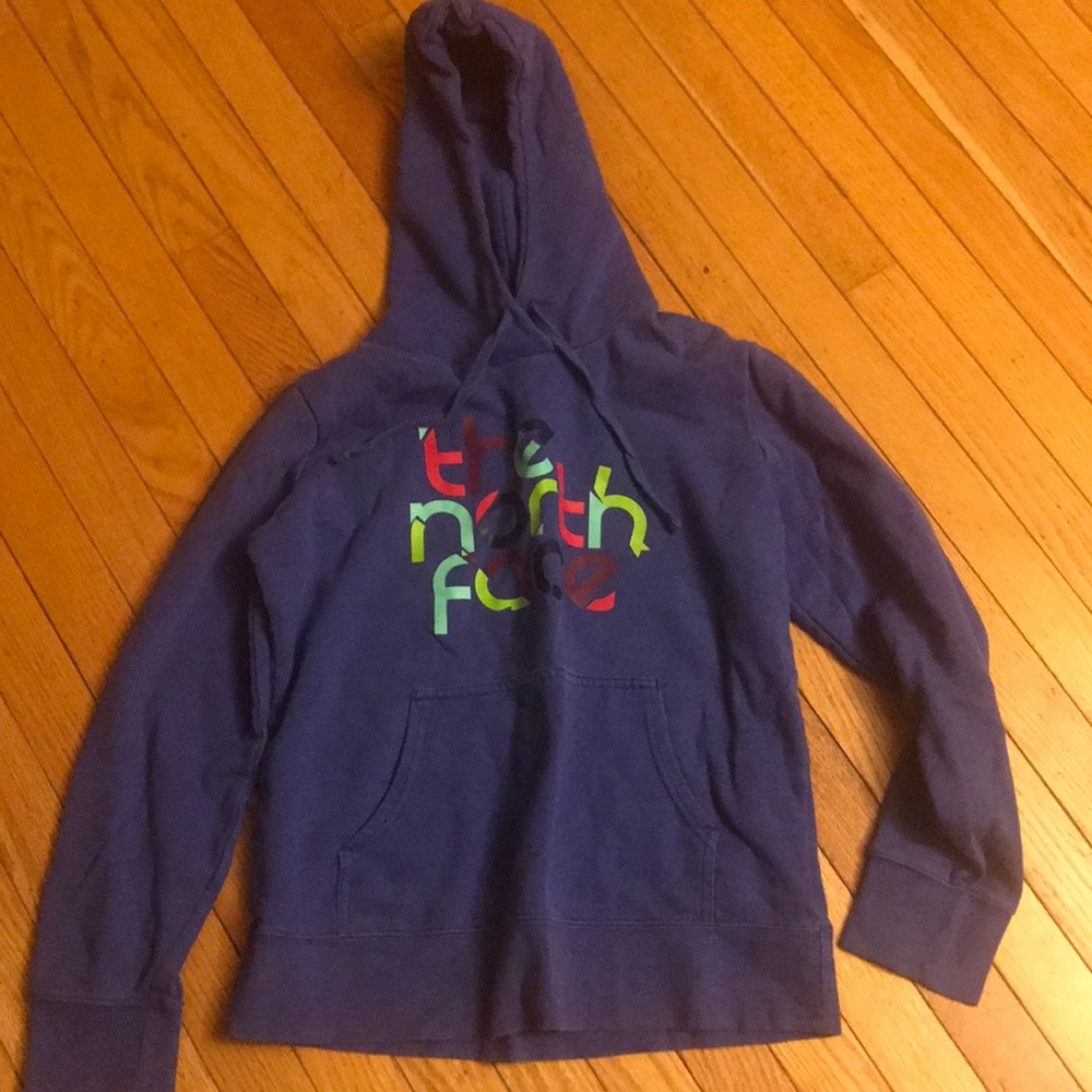The north face sweatshirt  hoodie size sky-blue